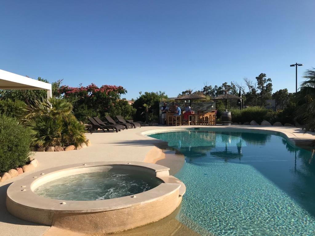 L'Hacienda Piscine Chauffee A 28, Spa, Boulodrome Et Court De Tennis Prives, 2 Villas Independantes Porto-Vecchio  Bagian luar foto